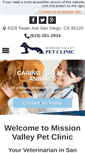 Mobile Screenshot of missionvalleypetclinic.com
